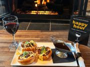 Enjoy our New Yorkies with a Glass of Red Wine